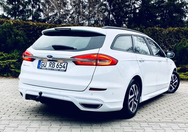 Ford Mondeo cena 72900 przebieg: 169823, rok produkcji 2019 z Rajgród małe 781